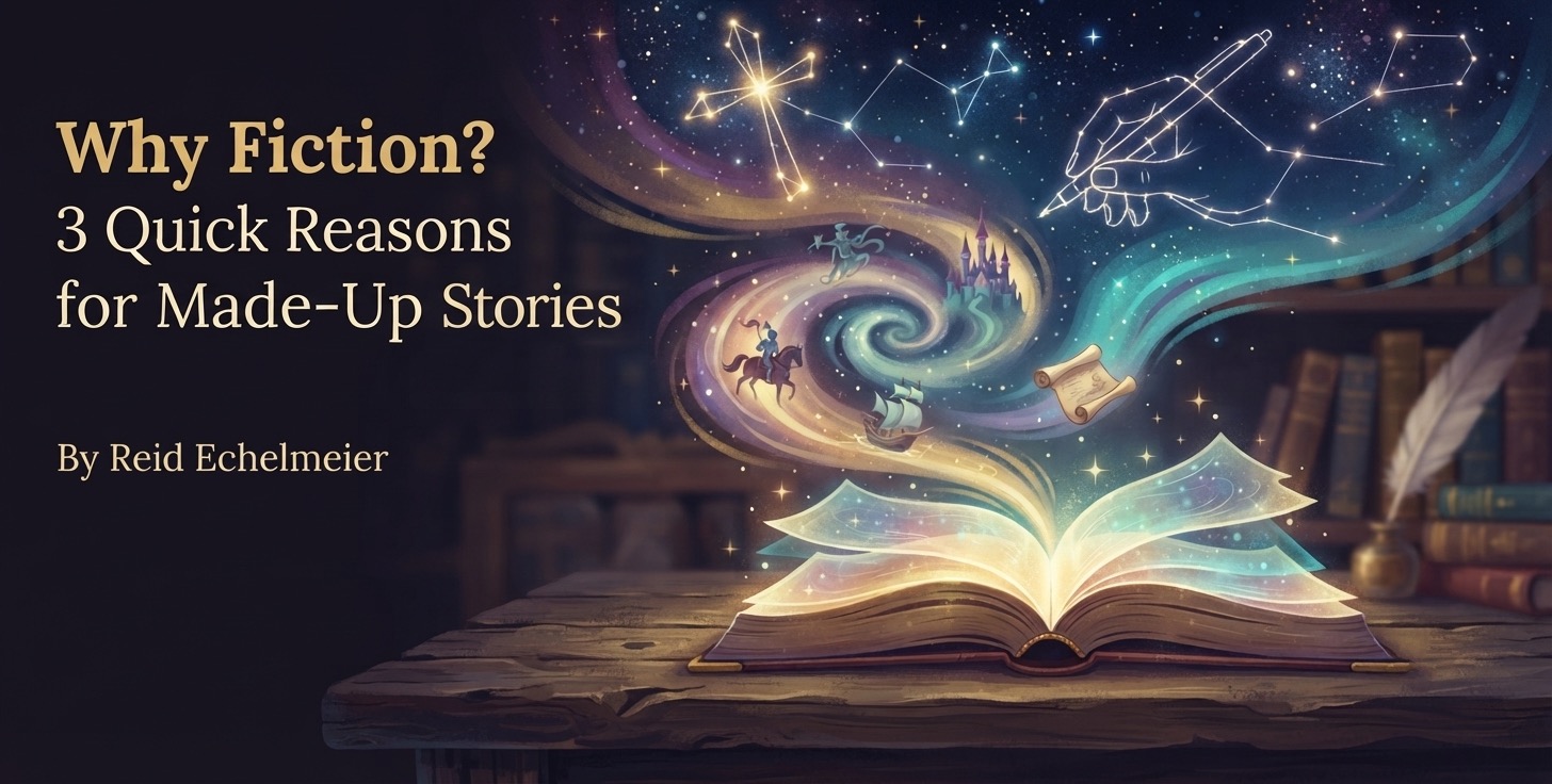 Why Fiction? 3 Quick Reasons for Made-Up Stories